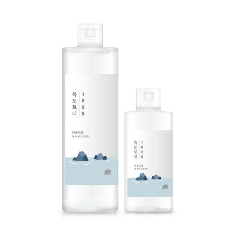 Round Lab 1025 Dokdo Toner 500ml + Lotion 200ml Set