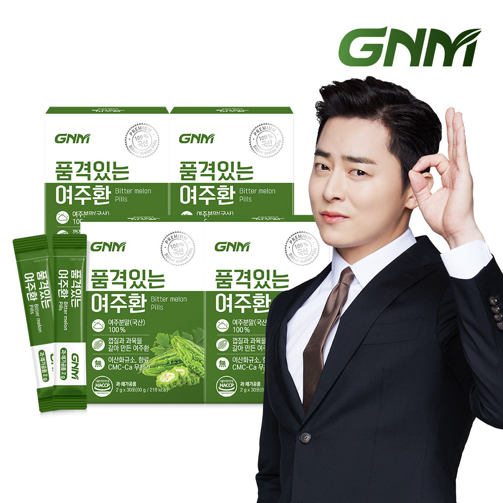 GNM Premium Korean Bitter Melon Powder Sticks (4 Pack) (120 Sticks)