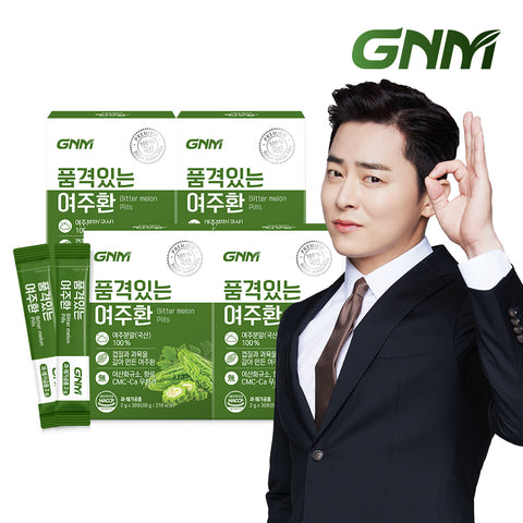 GNM Premium Korean Bitter Melon Powder Sticks (4 Pack) (120 Sticks)