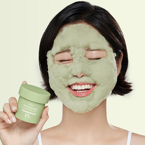 Pcalm Holy Basil Bubble Deep Mask 90g (1+1)