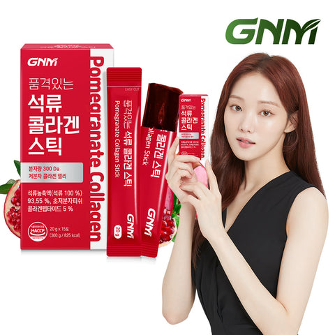 GNM Pomegranate Collagen Jelly Stick 15Sticks (1 Pack)