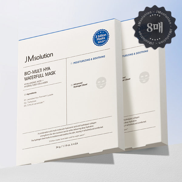 JM Solution Bio Multi Hia Waterful Mask 34g 4P (2 pack)