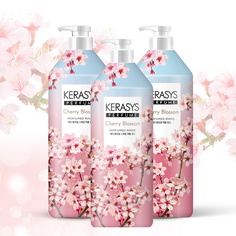 Kerasys Perfume Shampoo Cherry Blossom 1L x3 + Malang-i Bubble Hand Wash 300ml