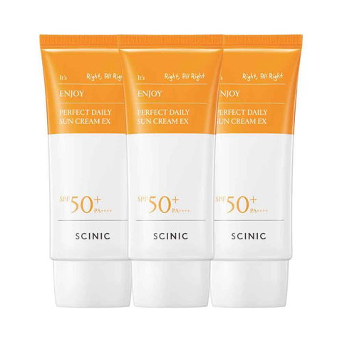 Scinic Enjoy Perfect Daily Tone-Up Sun Cream EX 50ml 3 Pack