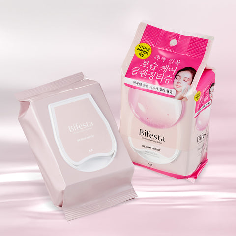 Bifesta Cleansing Tissues Micellar Serum Moist 46 Sheets (2 Pack)