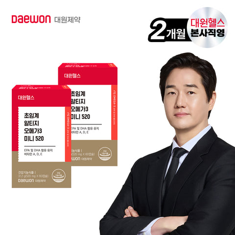 Daewon Health Supercritical rTG Omega-3 Mini 520 2-Month Supply (Capsules)