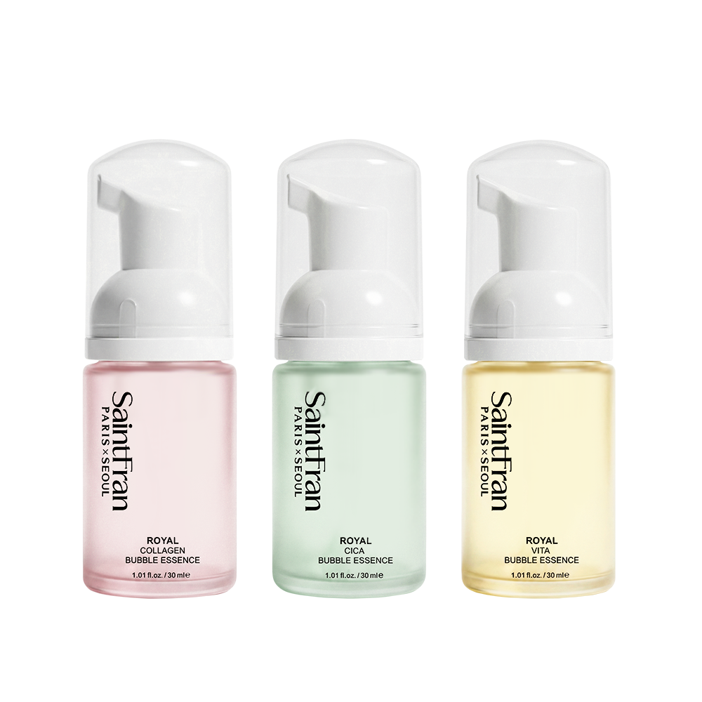 SaintFran Royal Cica / Collagen / Vita Bubble Essence 95ml (3 Options)