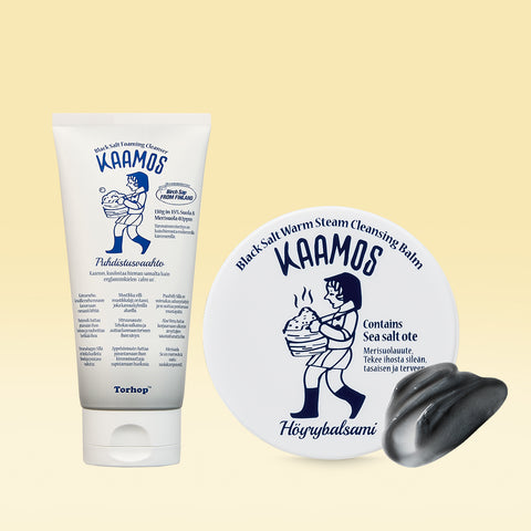 Torhop Black Salt 2-Piece Set (Salt Foam Cleanser 130g + Gel Balm 100g)