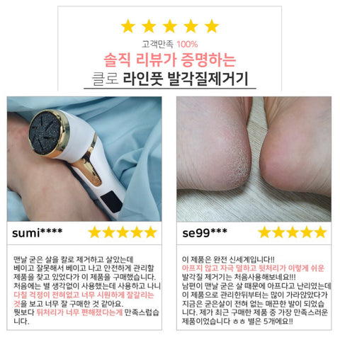CLO LineFoot Electric Callus Remover