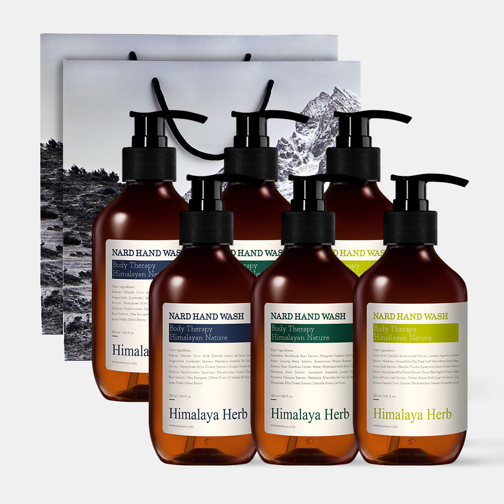 Nard Hand Wash 280ml 3-Variant Set (2 Pack)