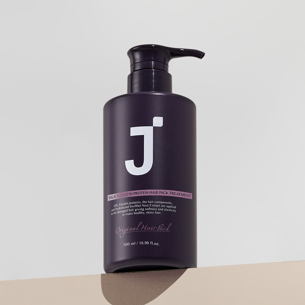 Jsoop Silk Keratin Protein Hair Treatment Pack 500ml - Salon LPP, Peony Scent