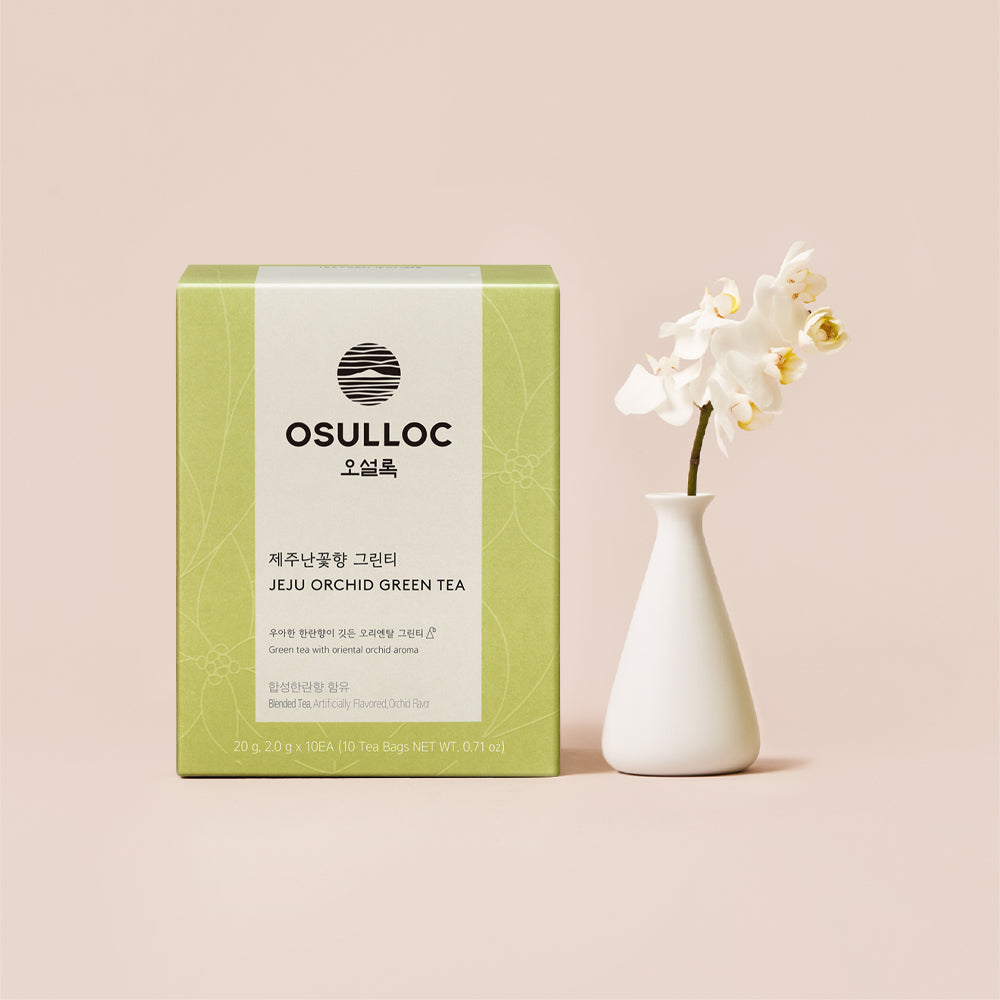 OSULLOC Jeju Orchid-Scented Green Tea 10 Pyramid Tea Bags