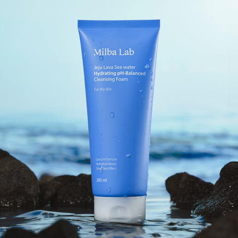 Milk Baobab Milba Lab Jeju Lava Seawater Moisturizing Mildly Acidic Cleansing Foam 200ml