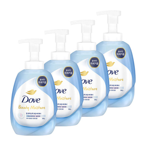 Dove Foaming Body Wash (Osmanthus) 540g (4 Pack)