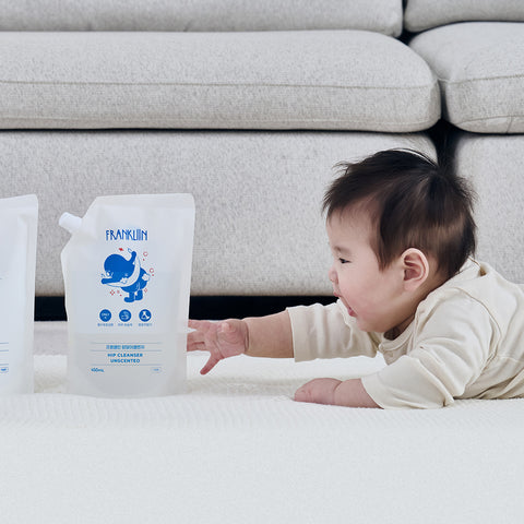 FRANKLIIN Baby Hip Cleanser Refill Foam 450ml (Mild pH-balanced)