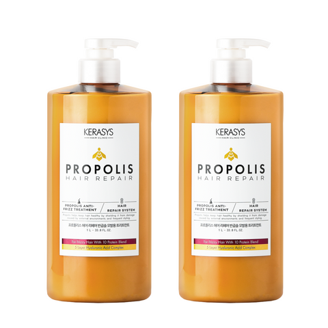 Kerasys Propolis Hair Repair Set 1L x2 (Shampoo & Treatment) + Oilex Shampoo 60ml