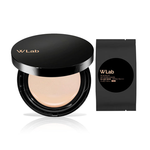 W.Lab Selfie Big Cover Cushion Set (25ml, Full + Refill + 8 Puffs)