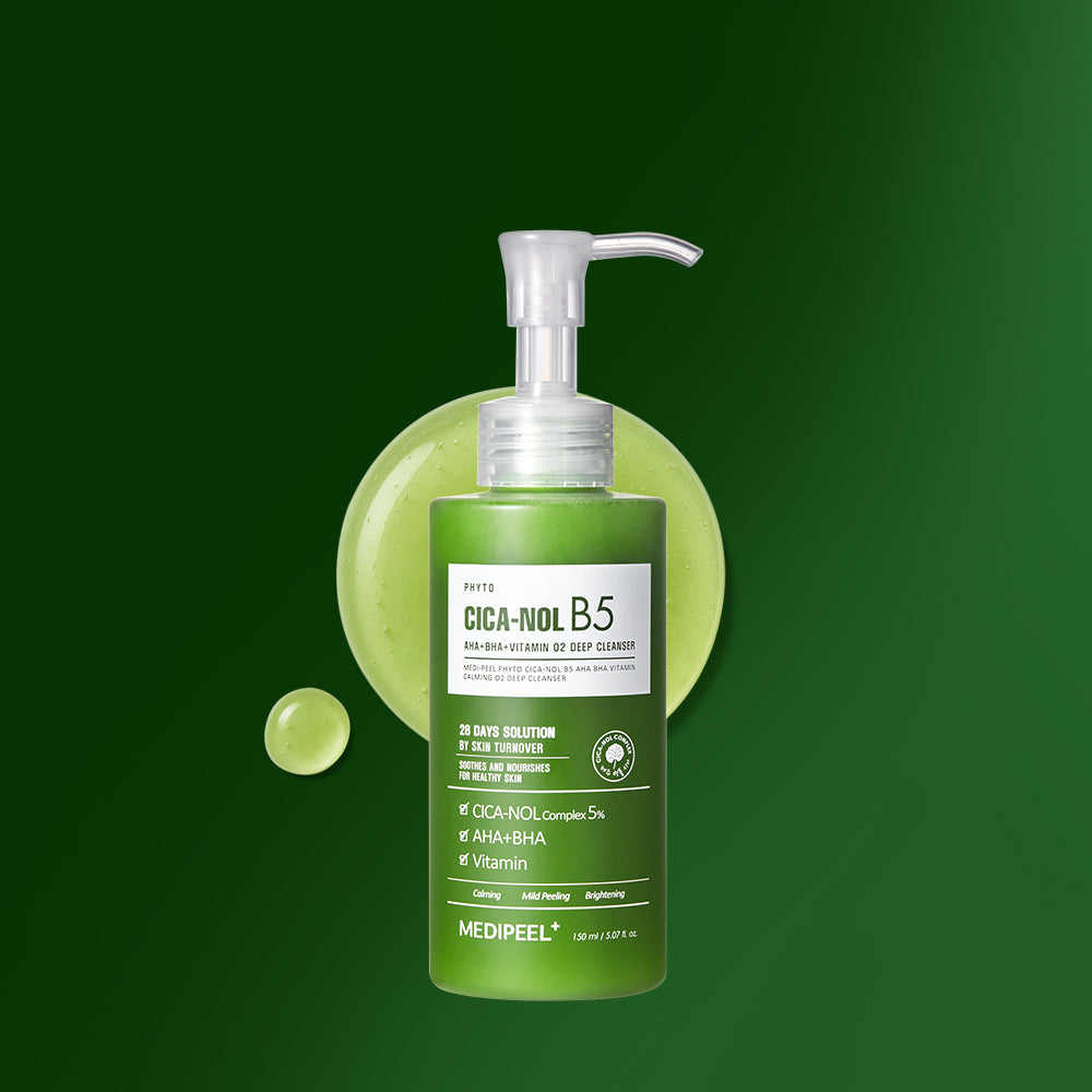 Medipeel Phyto Cicanol B5 AHA BHA Vitamin Calming O2 Deep Cleanser 150ml