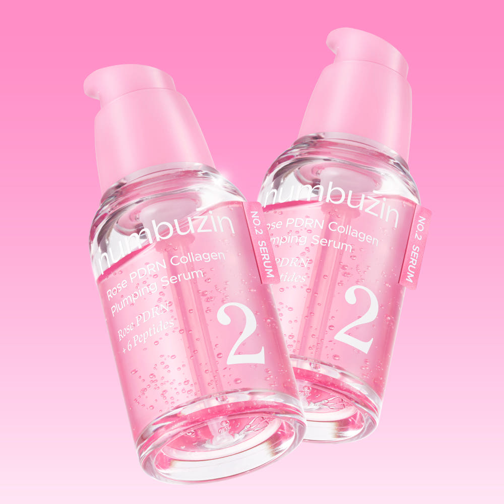 numbuzin No.2 Rose PDRN Collagen Plumping Serum 30ml Double Pack