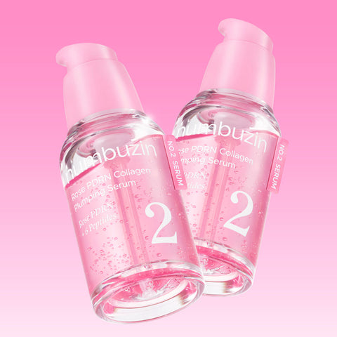 numbuzin No.2 Rose PDRN Collagen Plumping Serum 30ml Double Pack