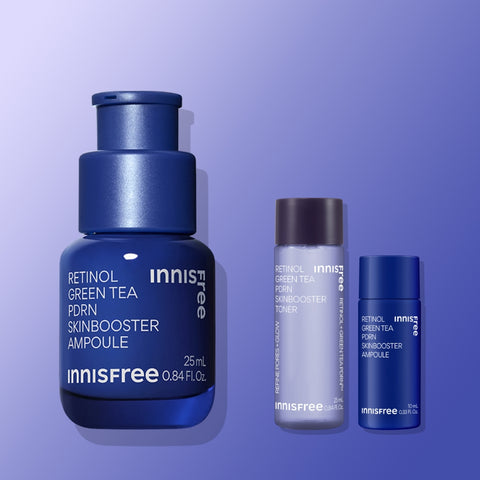 Innisfree Retinol Green Tea PDRN Skin Booster Ampoule 25ml