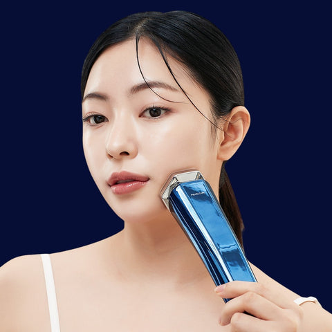 Pearlcare DeepBlue Pro (2nd Gen) Facial RF & EMS Beauty Device Cooling Blue