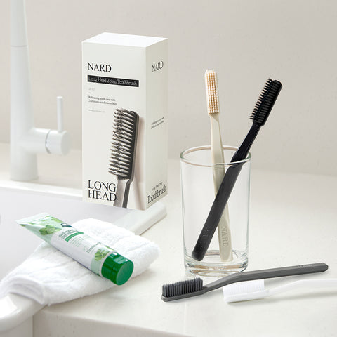 Nard Long Head Level 2 Fine Bristle Toothbrush (12 Pack)