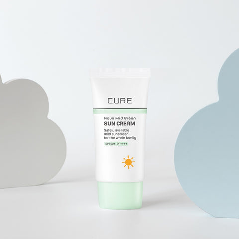 Kim Jeong Moon Aloe CURE Aqua Mild Green Sun Cream 40ml (2-Pack)