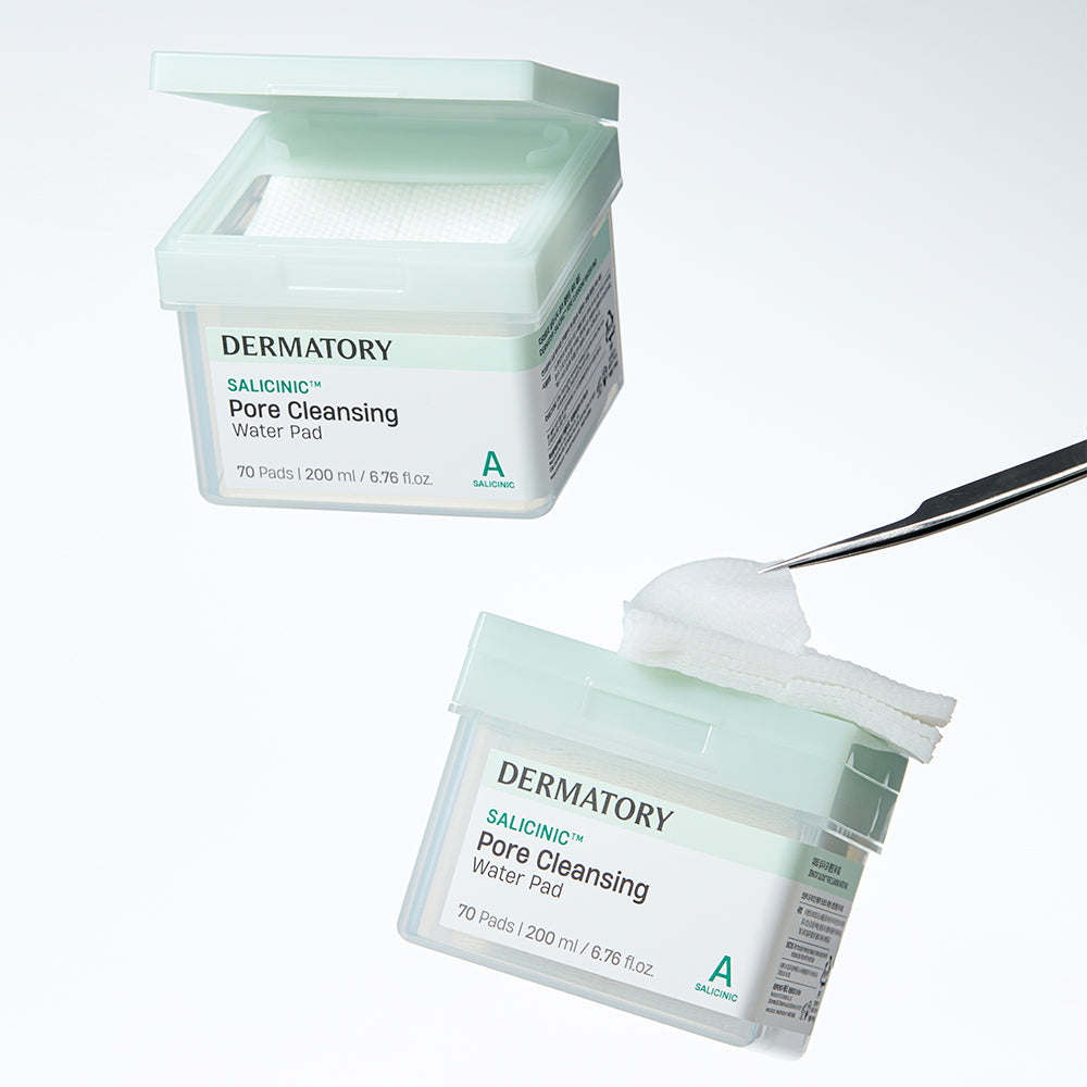 Dermatory Salicinic Pore Cleansing Water Pads 70 Sheets