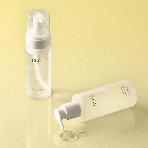 RBFY 10% Gentle Deep Cleansing Set - One-Step Cleansing Oil + Bubble Clear Foaming Wash (2-piece Duo)