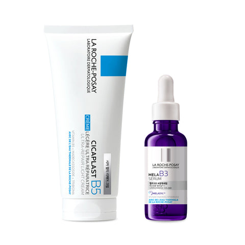 La Roche-Posay Cicaplast B5 Multi Repair Cream 100ml + Mela B3 Serum 30ml