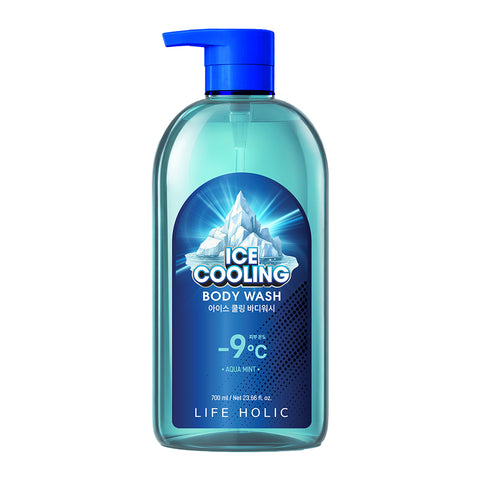 Milk Baobab Lifeholic Ice Cooling Shampoo & Body Wash 2-Piece Set 1.2L Mint Scent