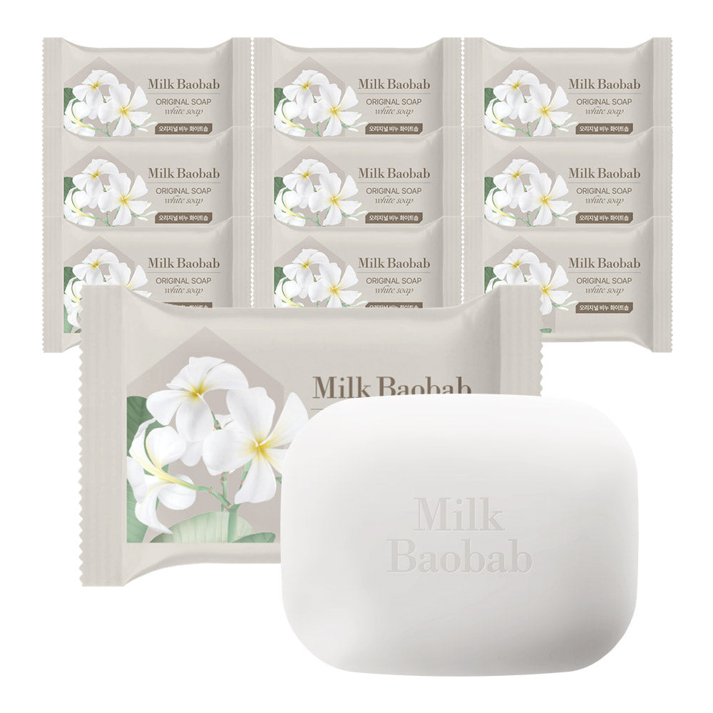 Milk Baobab Original White Soap 100g (10 Pack)