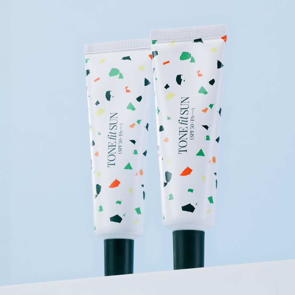 Tonefitsun Vegan Tone-Correcting Sunscreen 50ml (2 Pack)
