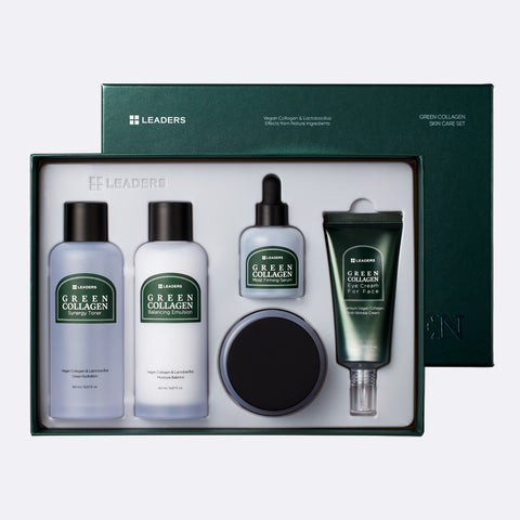 Leaders Green Collagen Skincare 5-Piece Set