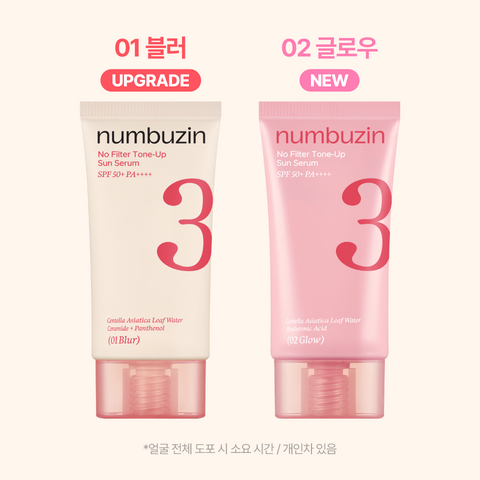 numbuzin No.3 Porcelain Base-skip Tone Up Beige 50ml Renewal