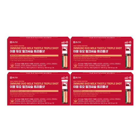 Chongkundang Immune Duo Milk Thistle Triple Shot (4 Pack)