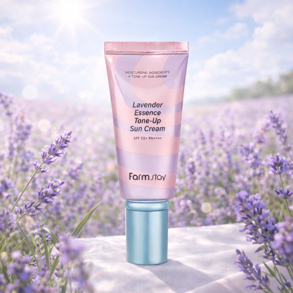 Farmstay Lavender Essence Tone-Up Sun Cream 60g