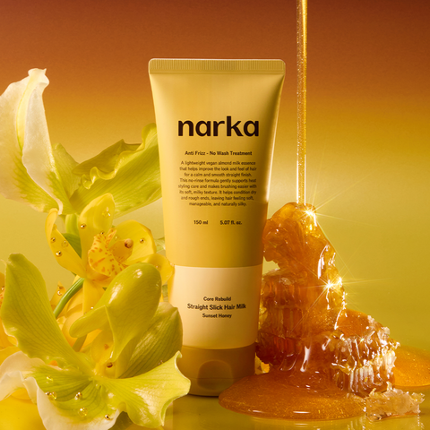 Narka Straight Slick Hair Milk 150ml (30ml Free)