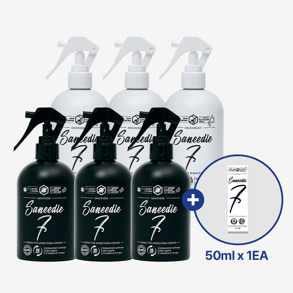 Chongkundang Ssenidle7 Disinfectant, Coating & Deodorizing Spray 1850ml (6 Pack)