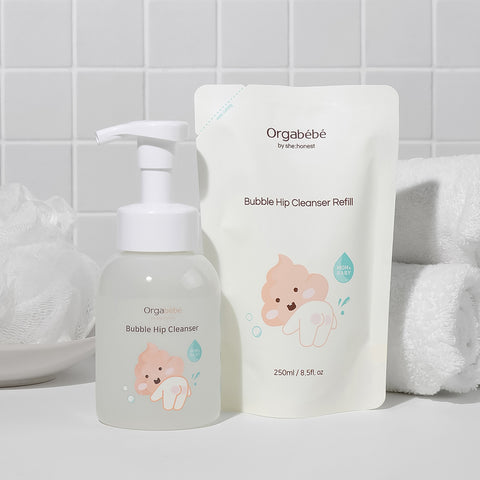 Orgabebe Baby Bum Cleanser Refill 250ml (2 Pack)
