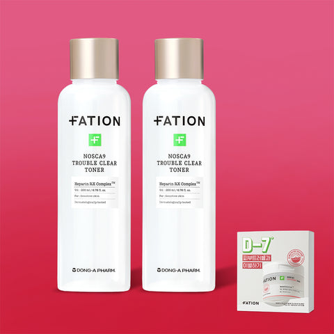 FATION Nosca9 Trouble Clear Toner 200ml (2 Pack)