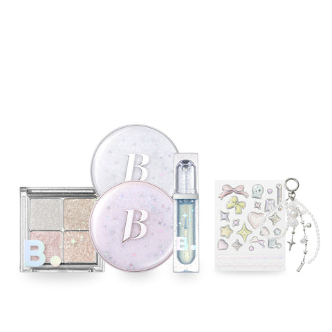 Banila Co Makeup Set (Cushion Case + White Cushion Refill 14g + Eye Palette + Plumper)