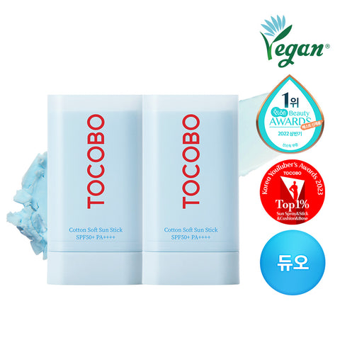 Tocobo Cotton Soft Sun Stick 19g (2 Pack)
