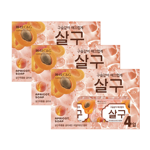 Clio Dongsan C&G Milk Soap 90g - 4 bars x 3 packs