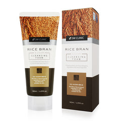 3W CLINIC Rice Bran Clear Cleansing Foam 180ml