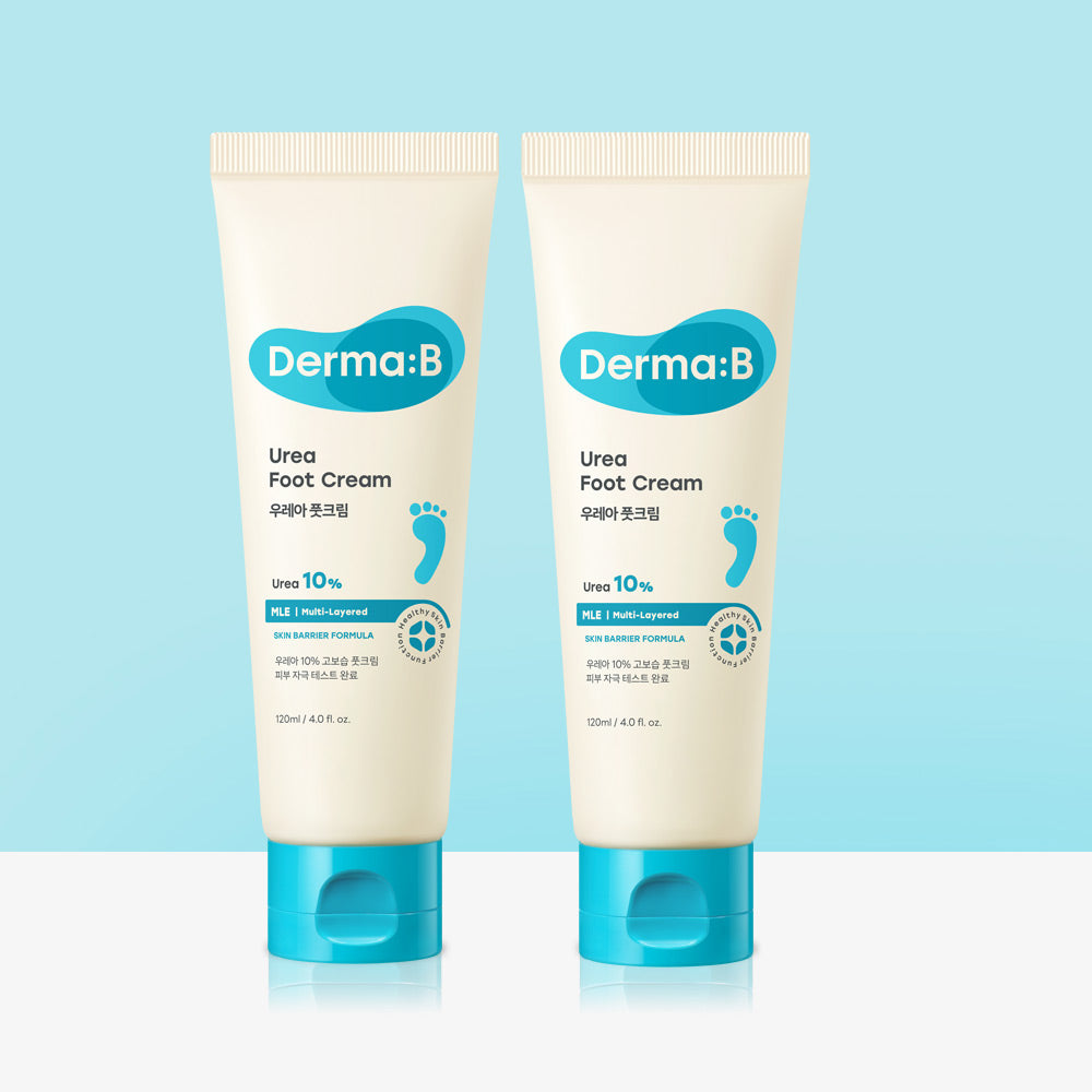 Derma:B Urea Foot Cream 120ml (2 Pack)