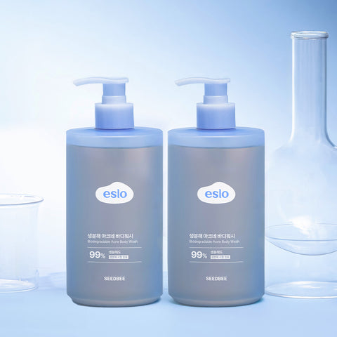 Seedbee Islo Biodegradable Acne Body Wash 500ml x 2 (1+1)