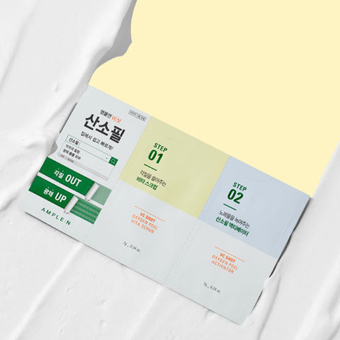AMPLE:N VC Shot O2 Peel 10 Sheets