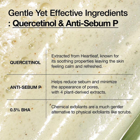 Soonsu Beauty Heartleaf Quercetinol Pore Deep Cleansing Foam texture close-up